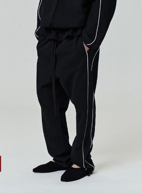 Fear of God Essentials 25SS Drop2 LOGO刺绣侧滚条直筒休闲长裤