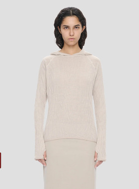 HELIOT EMIL 北欧先锋机能25SS 小众设计褶皱纹理连帽卫衣男女款