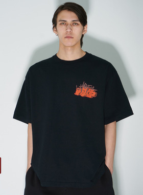 CACTUS JACK x KAWS TRAVIS SCOTT 美国UTOPI专辑联名款短袖T恤