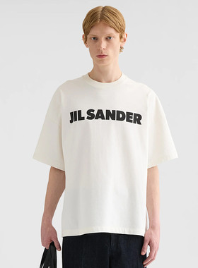 【正品现货】JIL SANDER 26SS 简约经典LOGO印花纯棉圆领短袖T恤
