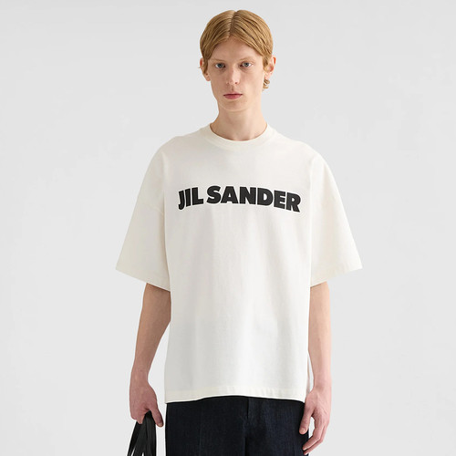 【正品现货】JIL SANDER 26SS 简约经典LOGO印花纯棉圆领短袖T恤