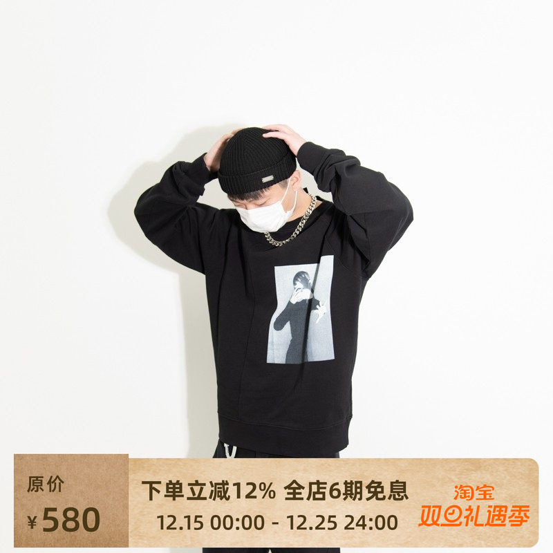 HELIOTEMIL徽章冷帽休闲毛线帽