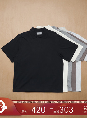 Fear of God Essentials 美式高街logo印花宽松百搭polo衫短袖T恤