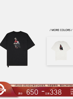 PEACEMAKER OAMC® 25秋冬 时装宽松和平鸽印花短袖T恤