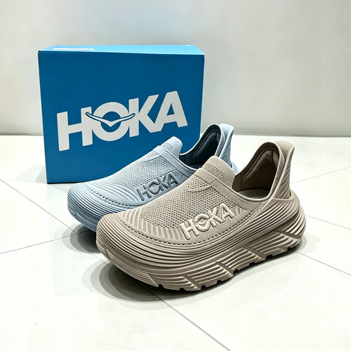 HOKA透气网面缓震运动休闲鞋