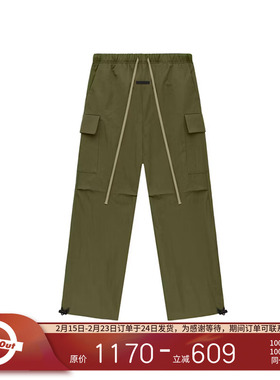 Fear Of God Essentials FALL24 大学系列主线同款尼龙工装休闲裤