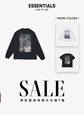 FOG ESSENTIALS 复线潮牌花卉照片印花长袖短袖T恤男女同款合辑