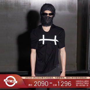 HELIOT EMIL 丹麦百搭破损印花设计机能先锋短袖T恤男女同款