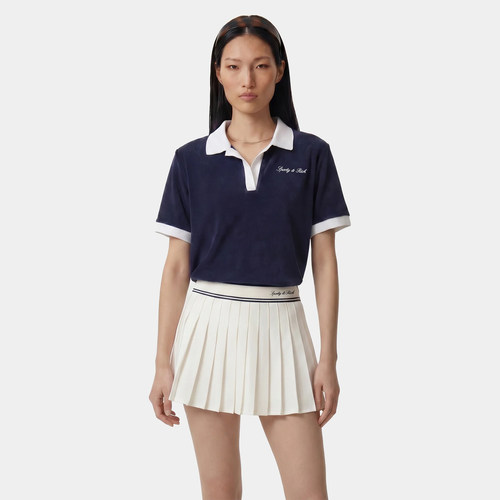 Sporty&Rich毛圈布短袖Polo衫