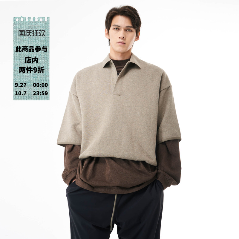 Essentials百搭polo卫衣
