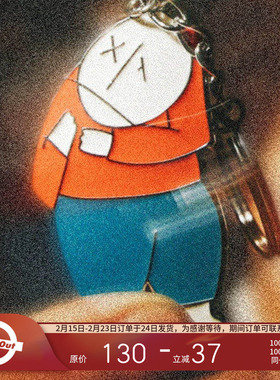 POLAR 25SS 瑞典滑板 艺术家卡通人物造型小众设计金属钥匙扣