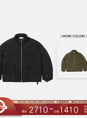 PEACEMAKER OAMC® 25秋冬 军事风多口袋填充式M65风衣夹克外套