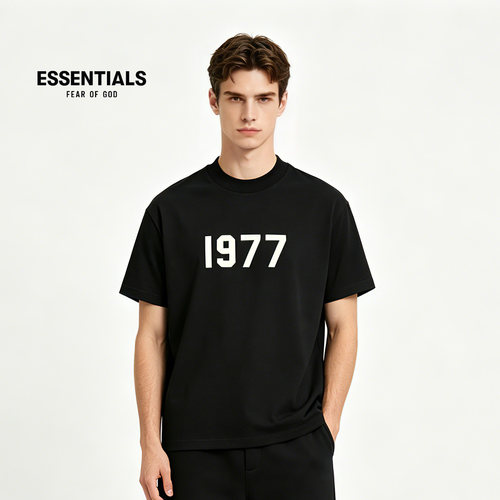 Essentials1977印花美式短袖T恤