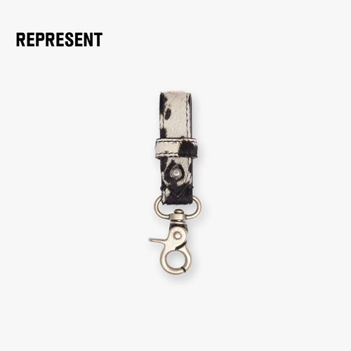 【英国街头】REPRESENT 26SS 复古金属真牛皮毛饰西部风配饰挂饰