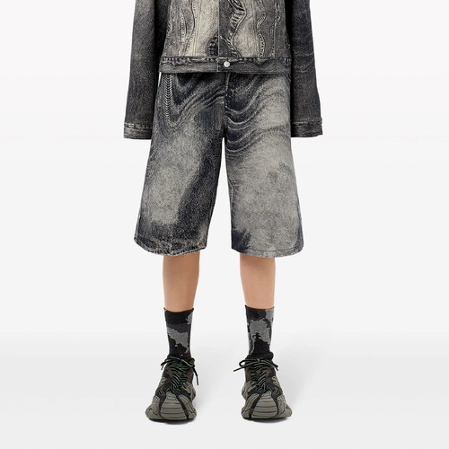 CAMPERLAB做旧设计牛仔裤短裤