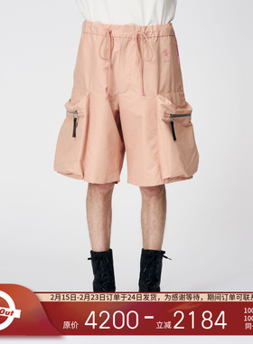 OAMC x GOLDWIN 25SS 初秋男士户外纯色多口袋设计机能休闲裤短裤