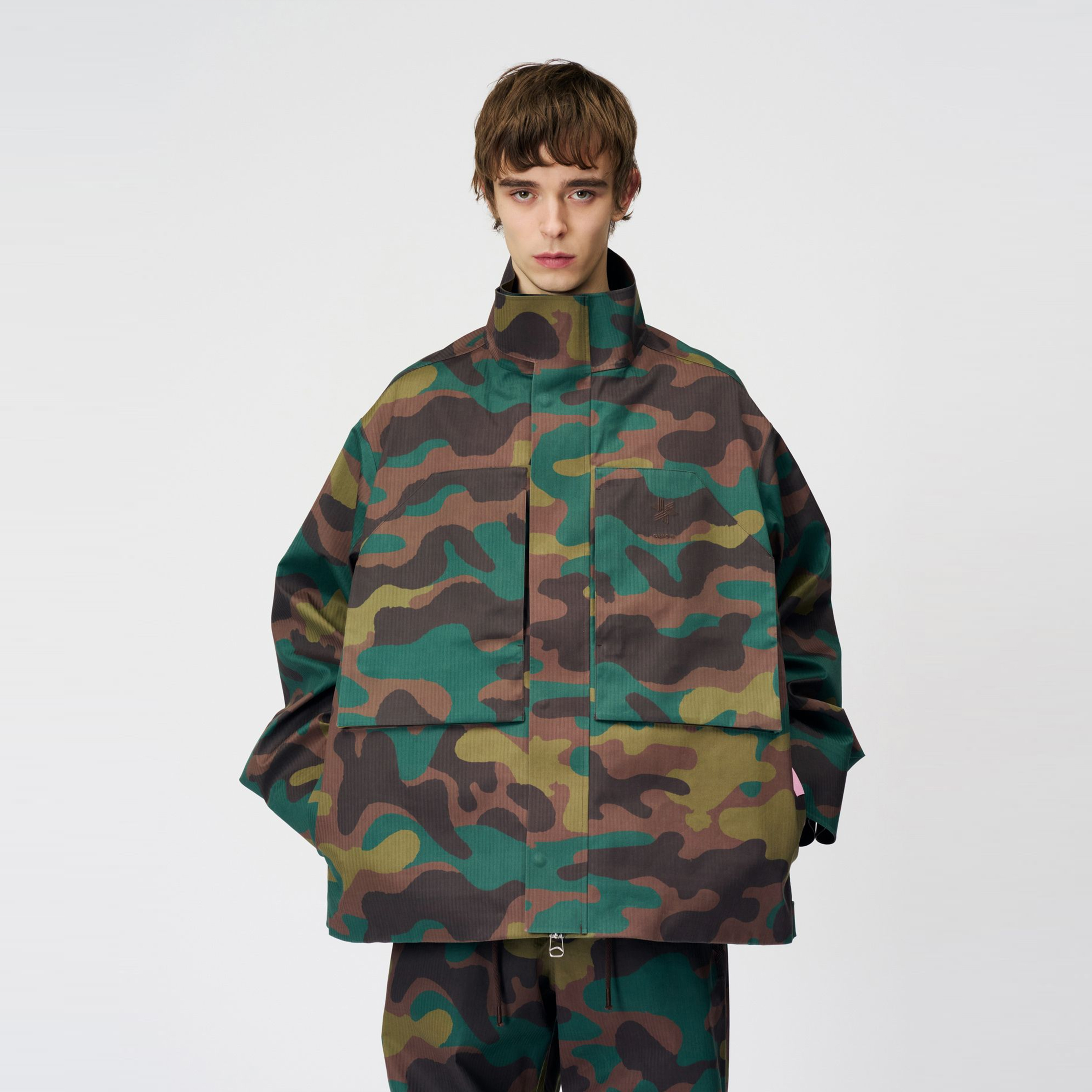 OAMCxGOLDWIN硬壳迷彩夹克