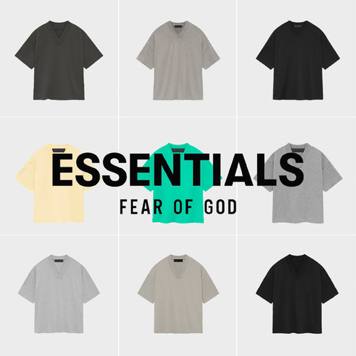 EssentialsV领短袖T恤