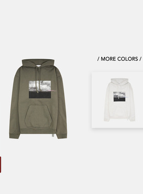 PEACEMAKER 25FW 星形字母印花宽松连帽卫衣