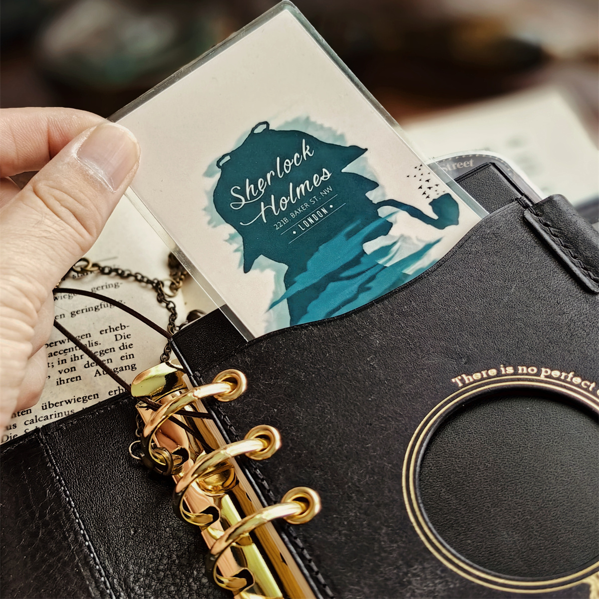 QY福尔摩斯呆卡小卡A5A6A7奇葩M5方方子A5slim手工塑封分隔页索引