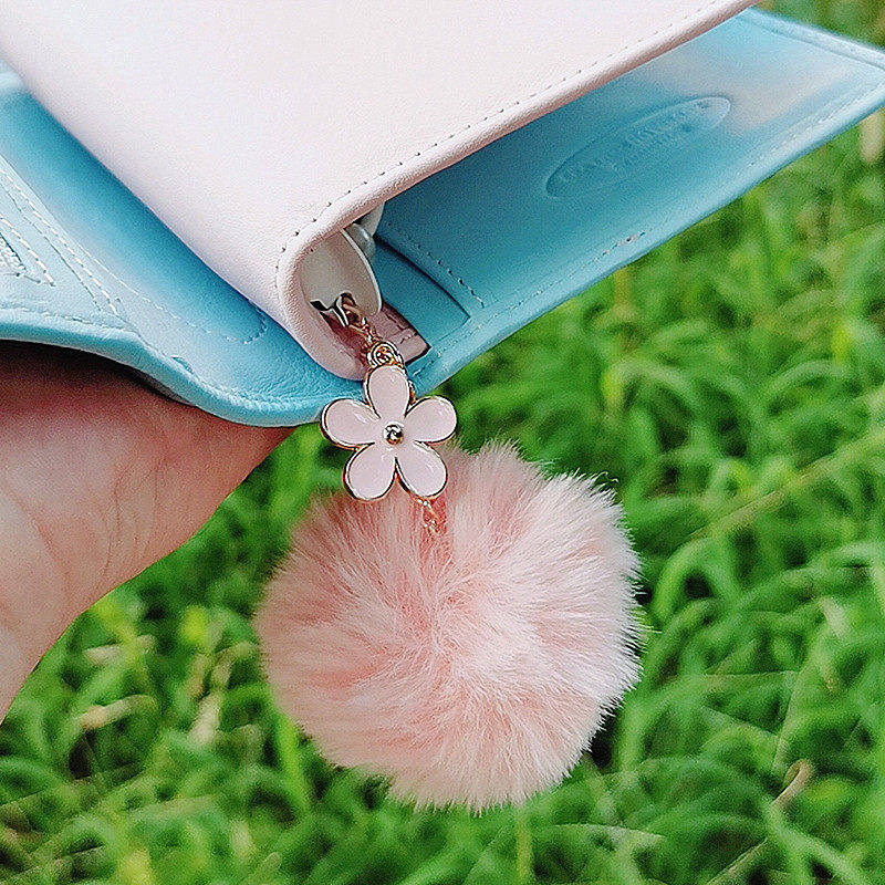 QY手帐 上个球球 毛球活页手帐装饰可爱清新活页挂件挂饰