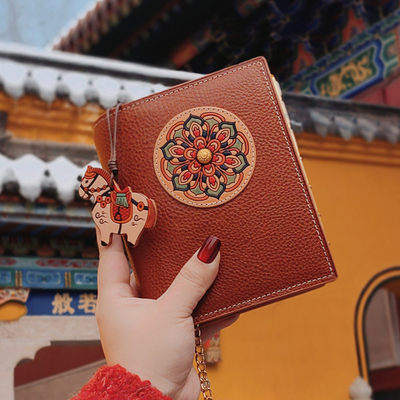 QY原创梦回大唐中国风高定系列真皮mbox lux 活页A6A7手帐本送礼