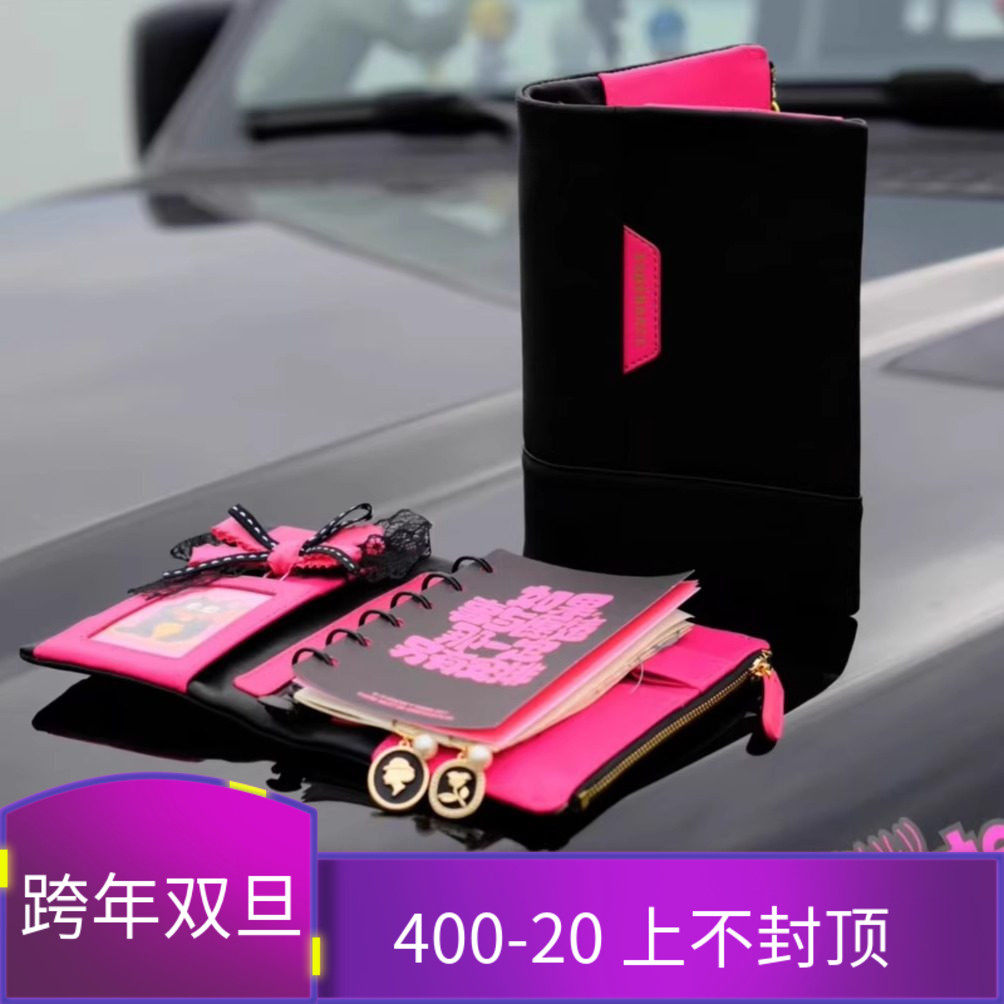 原创弗洛伊德植鞣小羊皮A7A6小面包极限贴边活页老钱风手帐欧美风