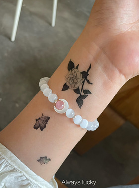 白猫眼贝母月亮招桃花仙女手链女