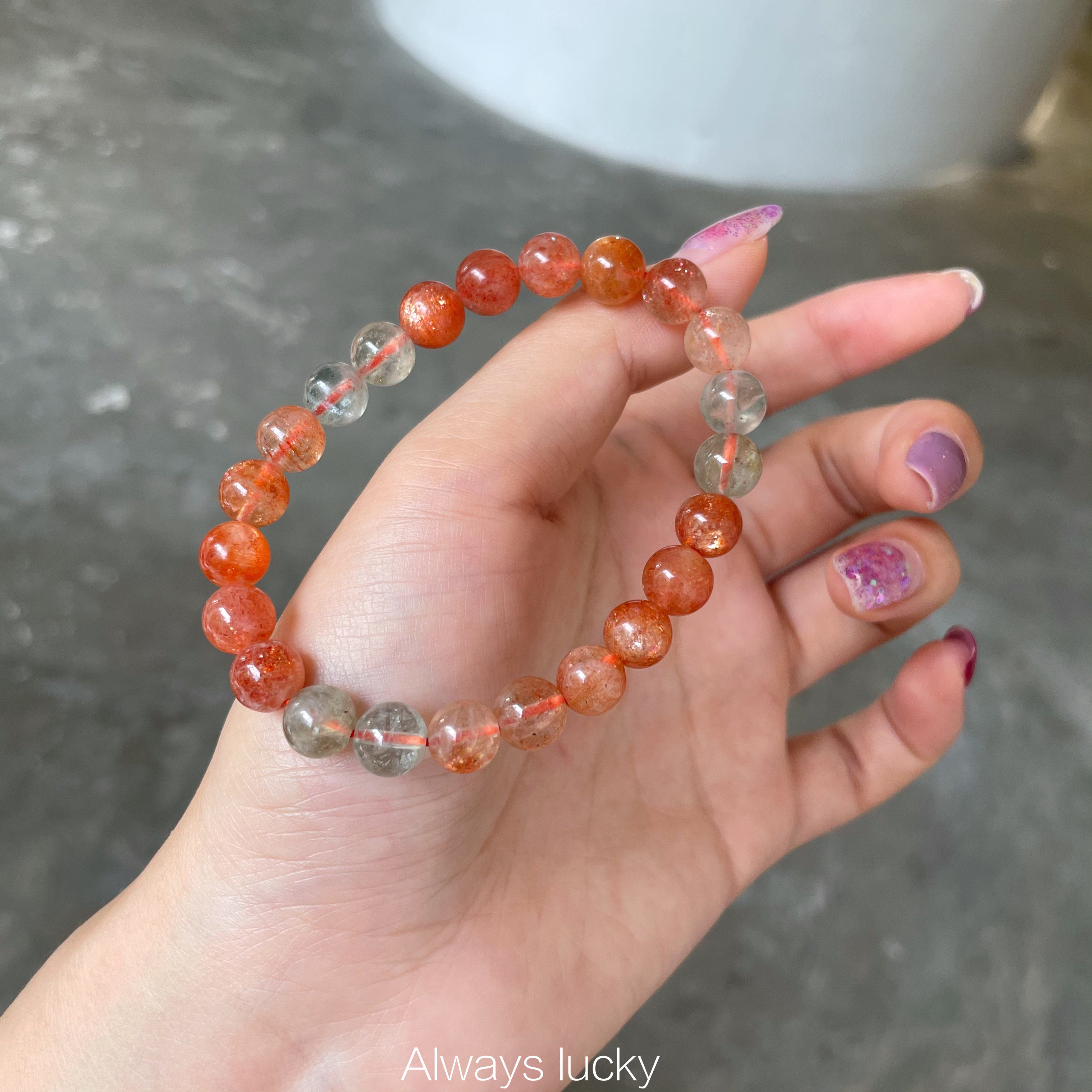 稀有矿！招财转运珠天然阿鲁沙水晶手串冰透金太阳绿柱石闺蜜手链