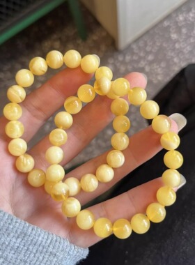 天然文玩琥珀精品手串礼物手链女