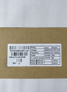 GOOGOLTECH 固高 GTHD-0062AAP1-LM 驱动器 议价
