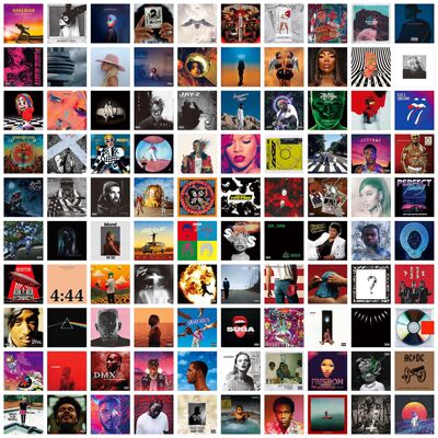 欧美经典CD封面卡片HipHop说唱专辑墙贴纸房间卧室墙面装饰小海报