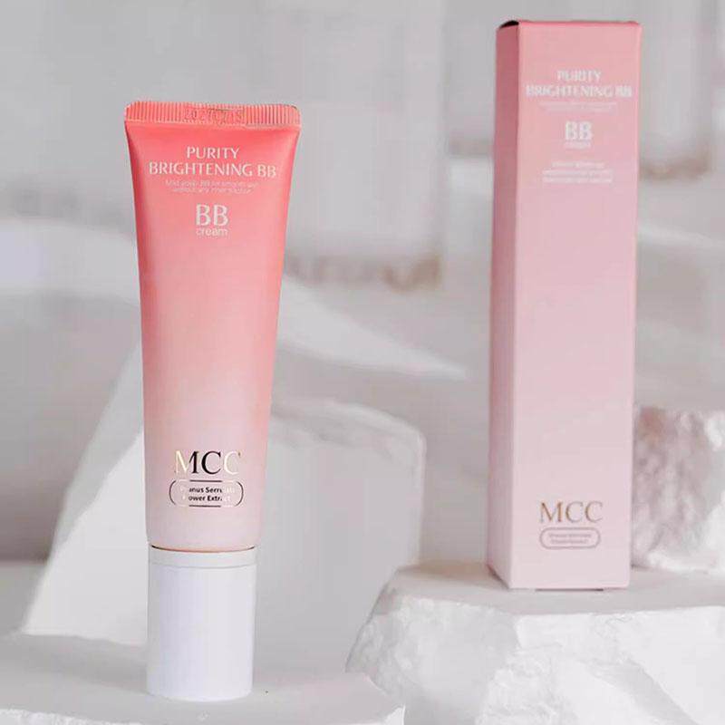 MCC樱花BB霜新包装 美白防晒遮瑕保湿控油自然提亮肤色防水防汗女