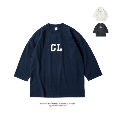 RedCloud赤芸 夏季新品 复古玩味美式足球运动衫CM-3601 男女同款