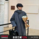 可拆卸帽子韩系中长款 白口阳 柏林之风 加厚加棉大衣外套秋冬男