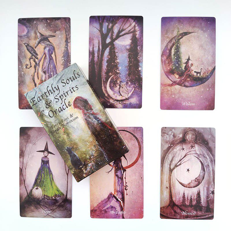 包邮 earthly souls spirits oracle 土地精灵神谕卡英文桌游卡牌