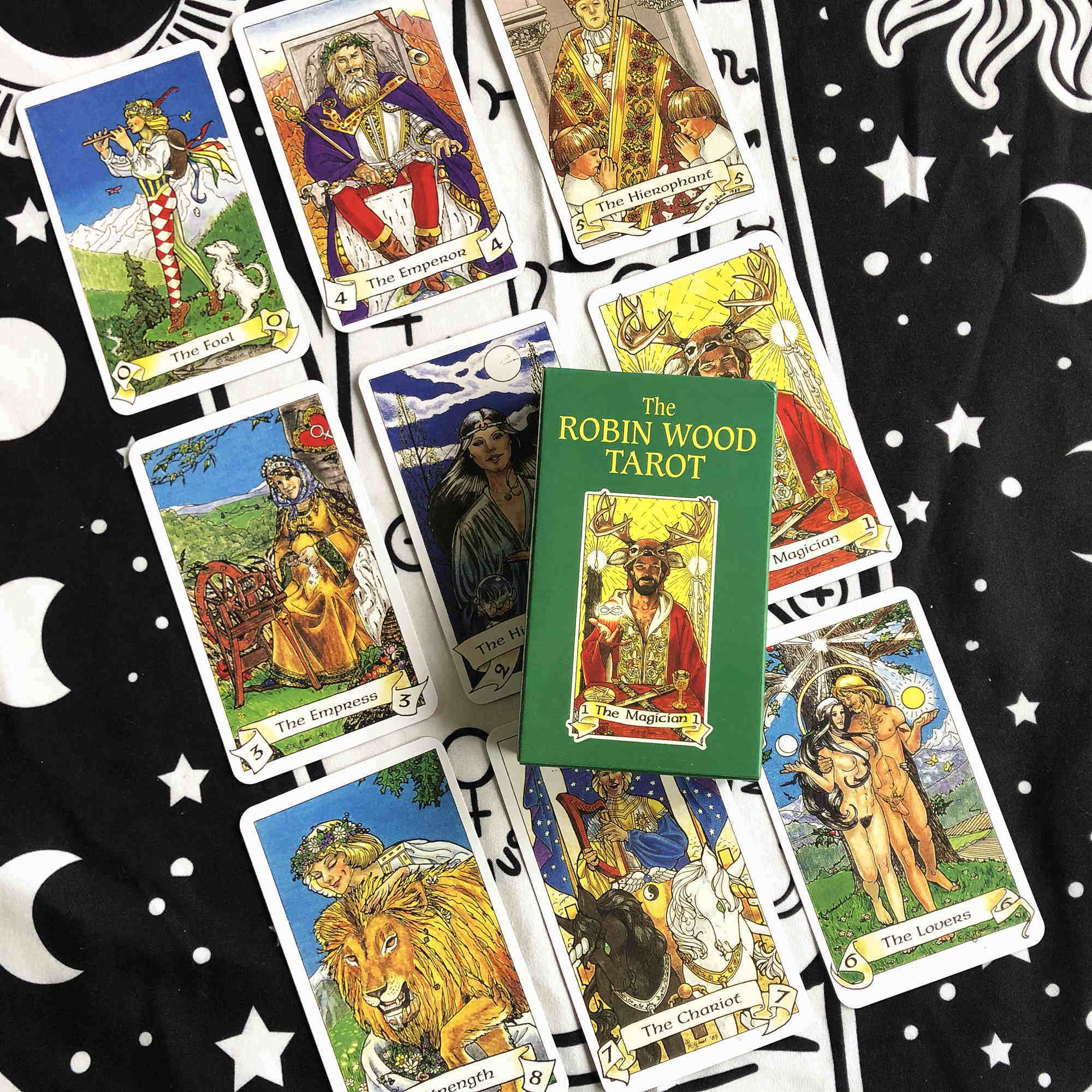 包邮 the robin wood tarot罗宾伍德塔罗牌英文定制桌游纸卡牌