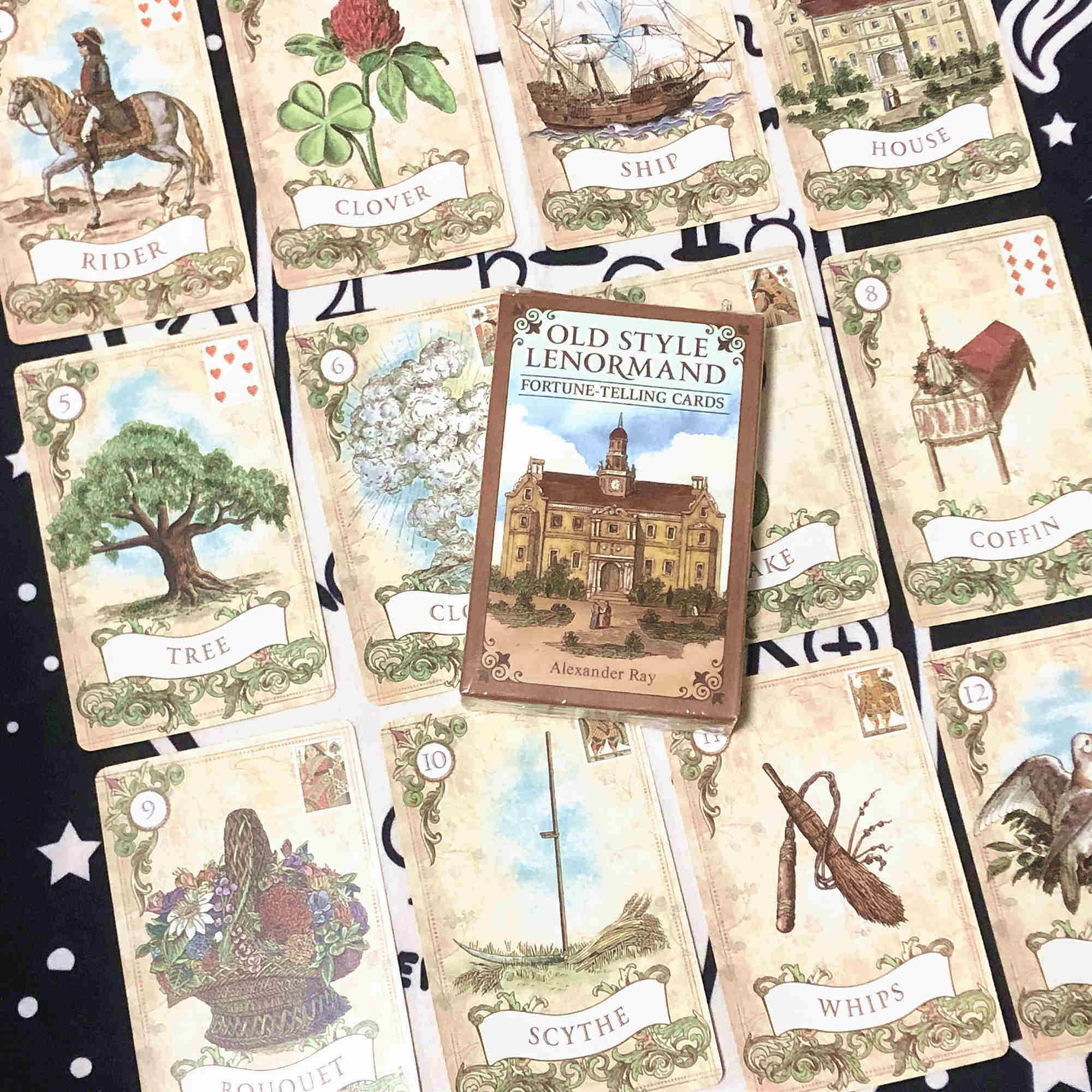 包邮 利诺曼 old style lenormand 老式雷诺曼 英文桌游卡牌