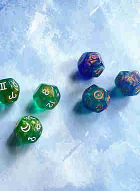 包邮 Astrological dice 行星星座宫位骰子筛子色子 休闲益智桌游