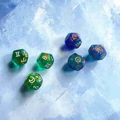 DIY桌游休闲益智行星星座宫位