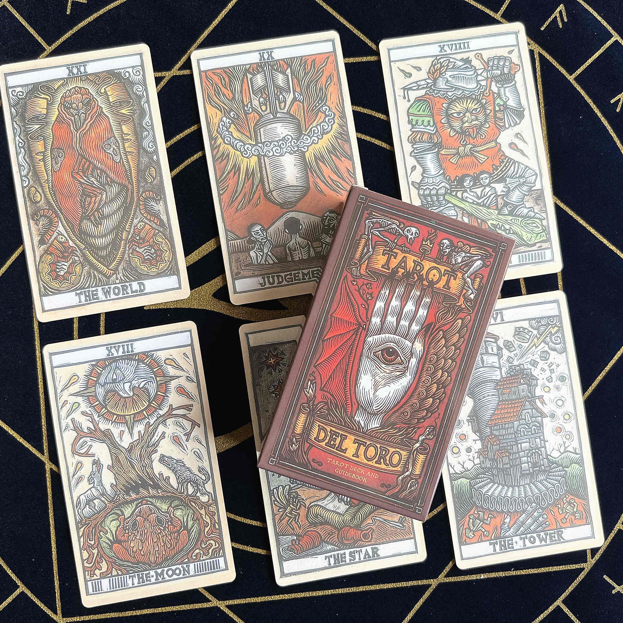 包邮  tarot del toro 吉列尔莫德尔·托罗塔罗牌 马赛体塔罗卡牌