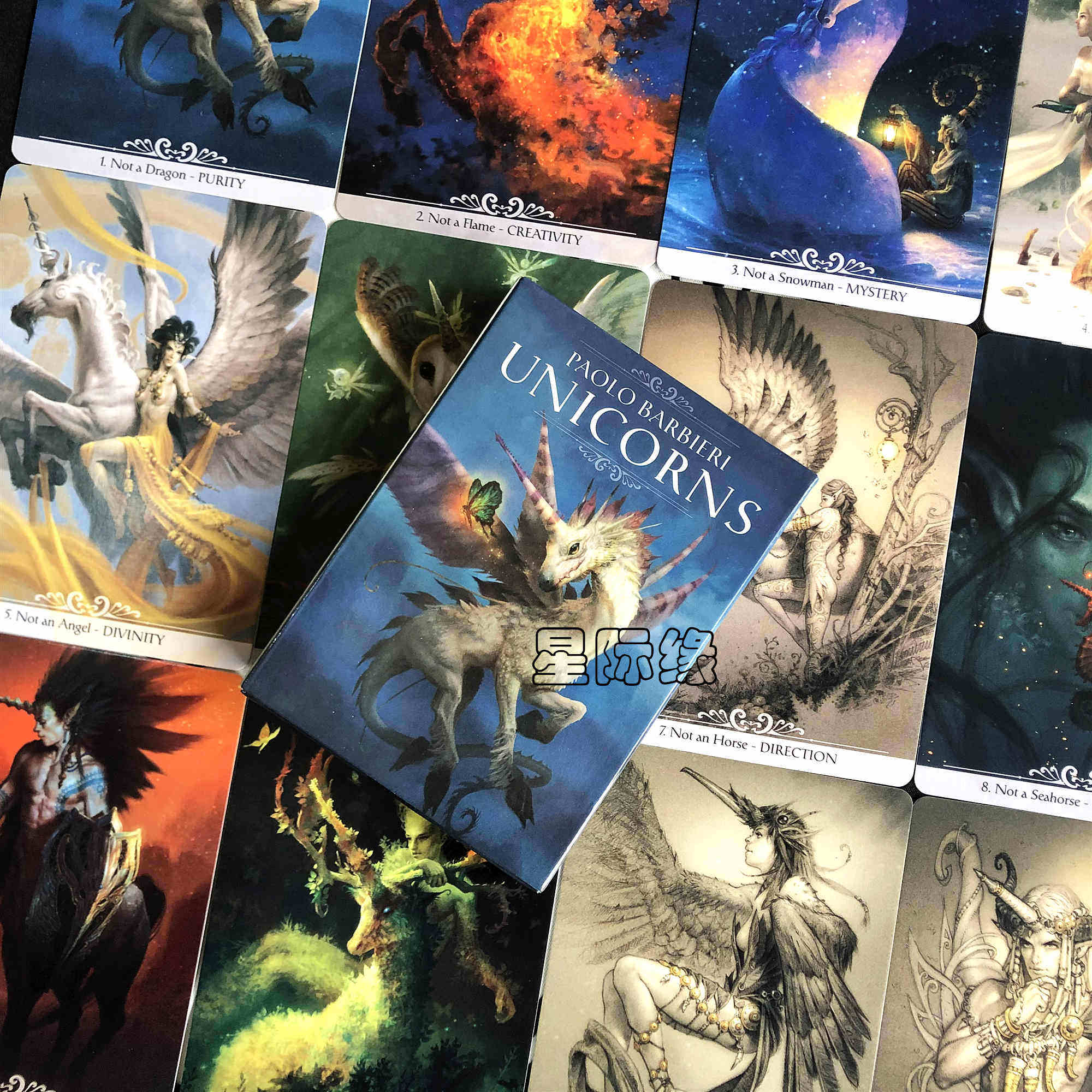 包邮 barbieri unicorns oracle 巴比里独角兽神谕卡 送翻译