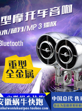 宝马摩托车音响蓝牙低音炮防水