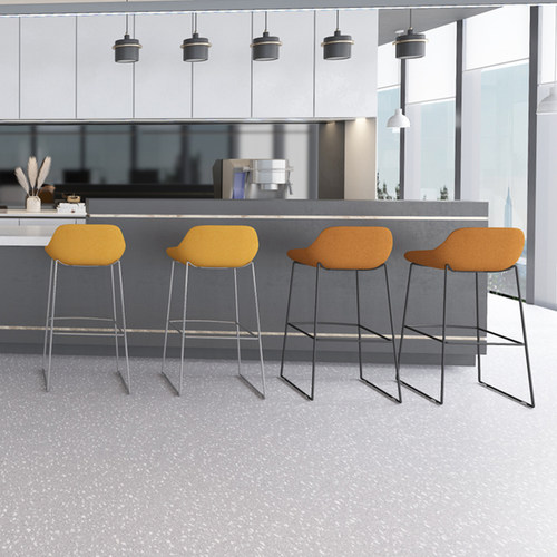 高脚凳简约现代家用高脚椅铁艺轻奢休闲酒吧靠背椅设计师创意吧椅