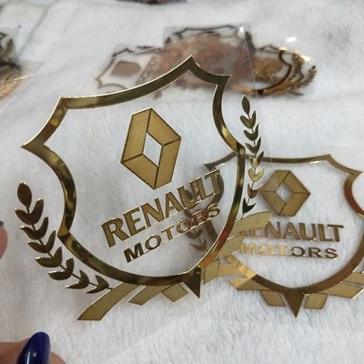 雷诺科雷傲 科雷嘉 卡缤风朗车窗改装薄立体个性金属车标装饰贴纸