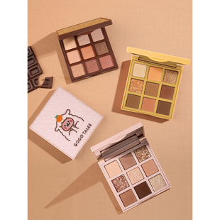 gogotales戈戈舞倾慕丝绒眼影盘大地色珠光哑光闪亮眼影盘GT161