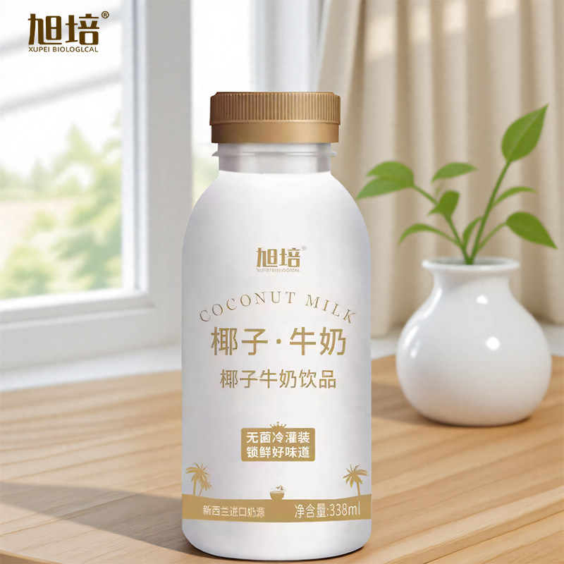 旭培椰子牛奶饮品338ml椰汁生椰椰奶椰乳果汁瓶装植物蛋白饮料