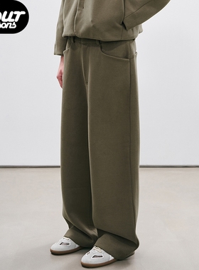 四季Epide prefab挺阔直筒卫裤空气层立体剪裁 廓形 老钱风休闲裤