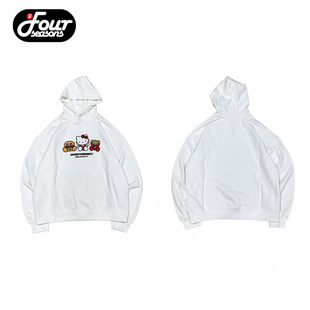 四季 VandythePink 24新款 联名Hello Kitty 汉堡薯条卫衣