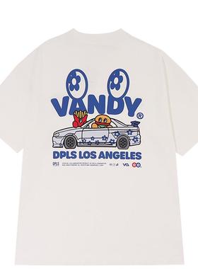 VandyThePink x DPLS 联名短袖 汉堡汽车logo印花 男 短袖T恤tee